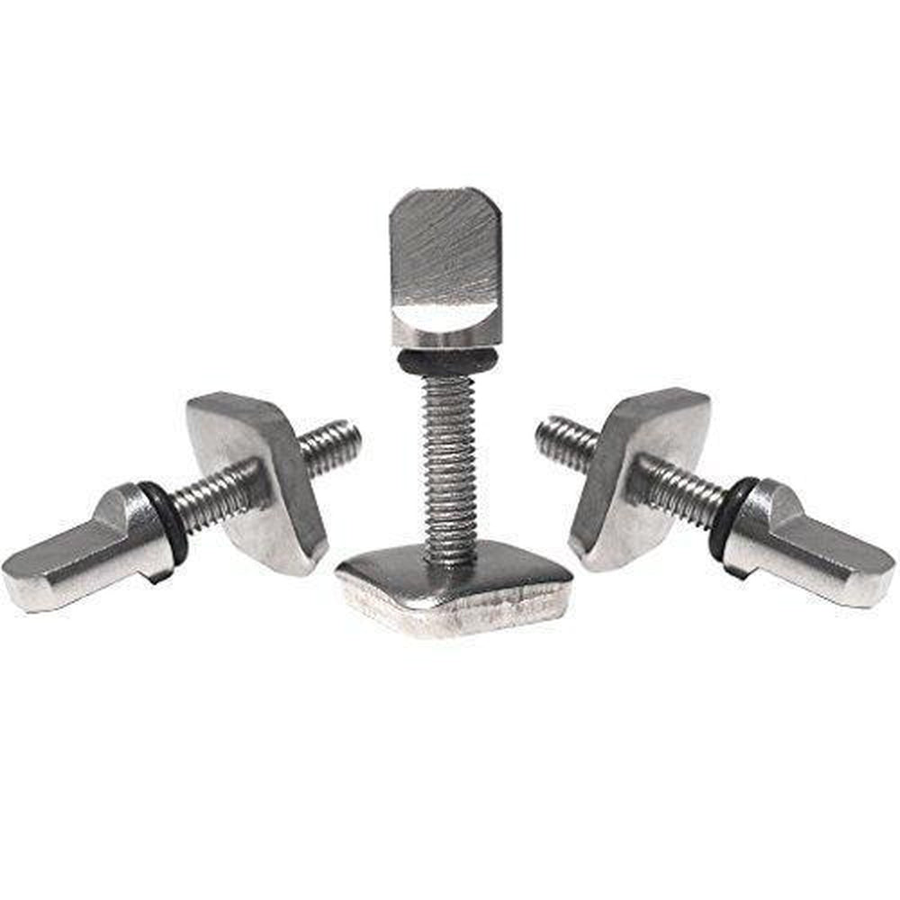 Surfboard Fins Thumb Screw and Plate for Longboard Center -