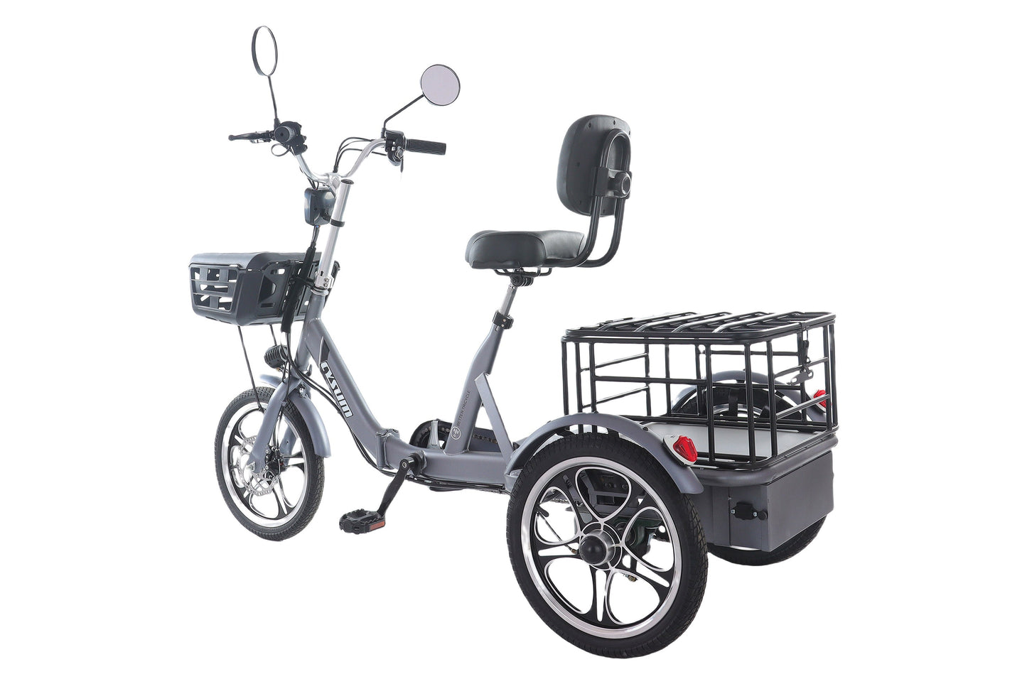 Foldable cargo e-trike - 48v 350w rear-drive, top speed 25km/h, 16 inch tire