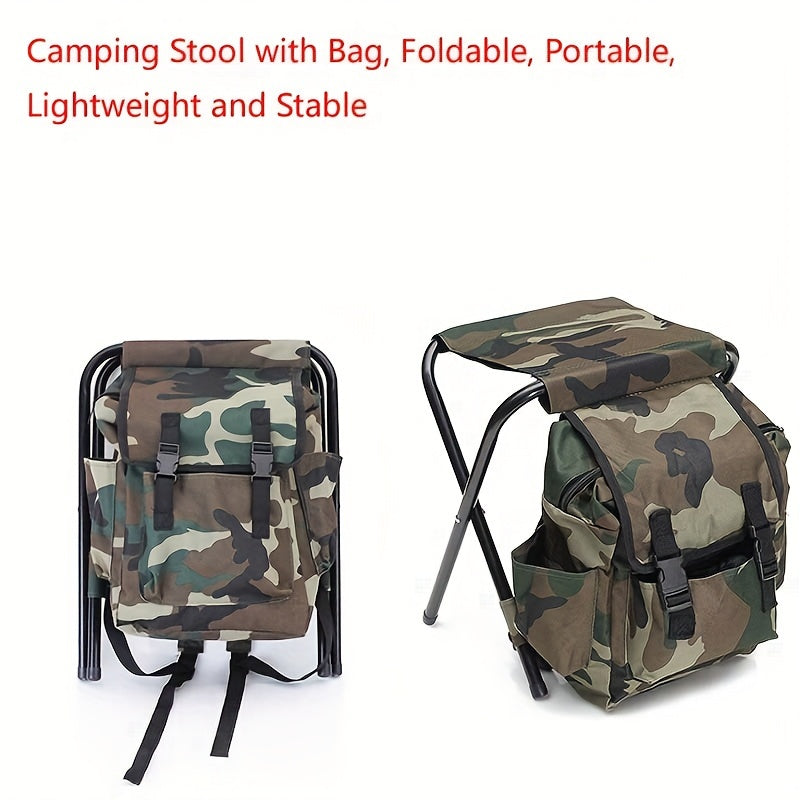 Camping Foldable Stool with Storage Bag-2