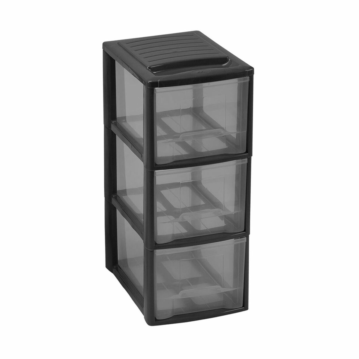Multipurpose Chest of Drawers Mondex Mini Empire A5 3 drawers Black-0