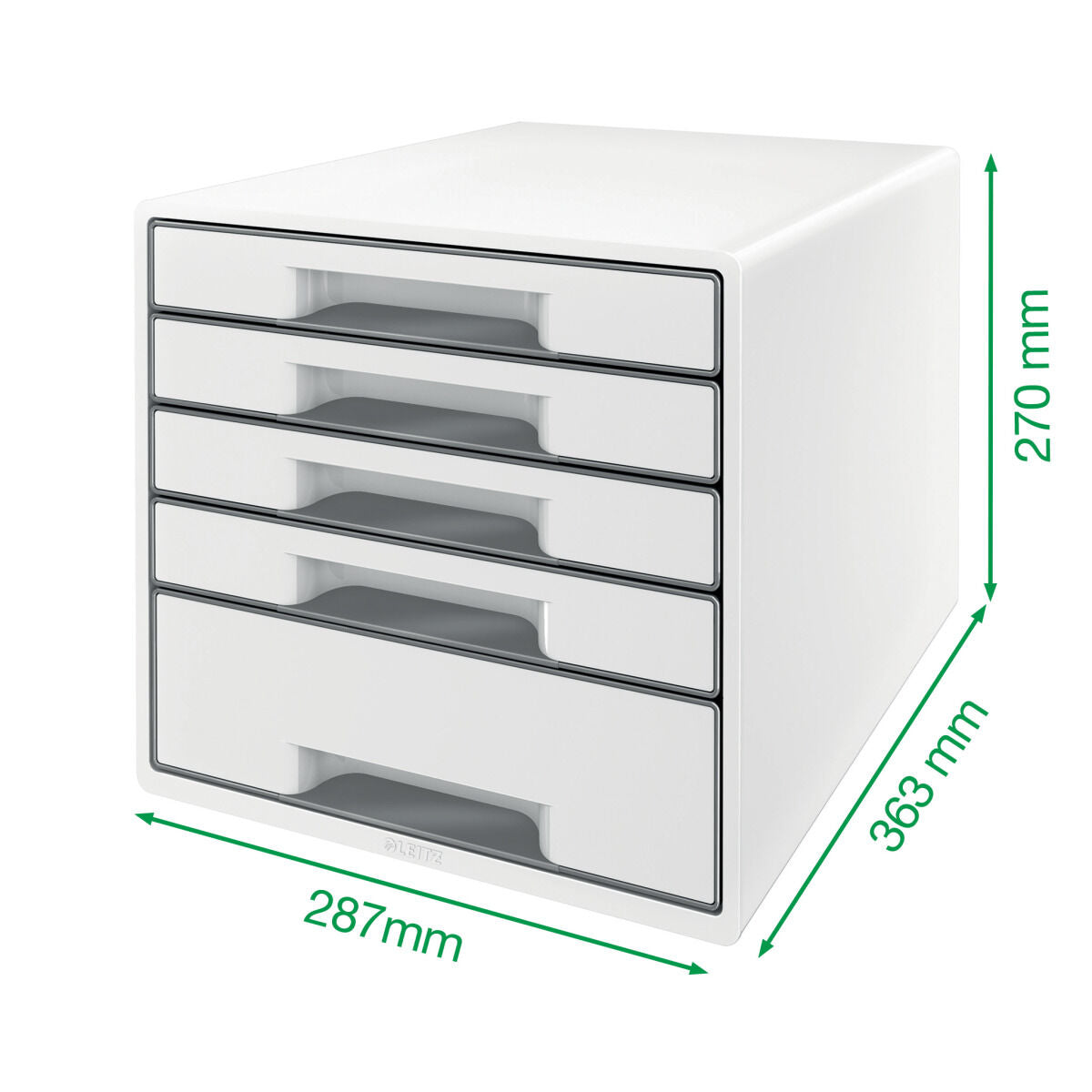 Filing Cabinet Leitz WOW CUBE Black-1