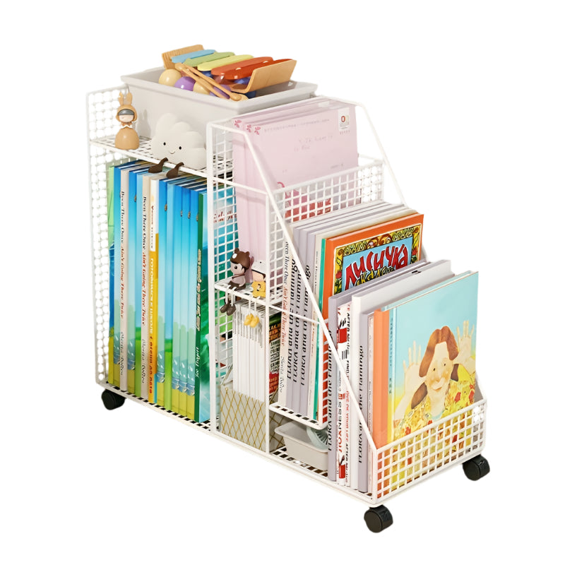 Mobile Storage Cart with Wheels for Desk Organization-0
