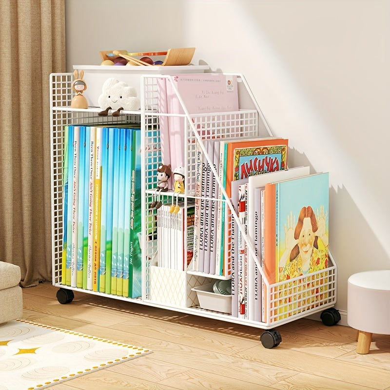 Mobile Storage Cart with Wheels for Desk Organization-1